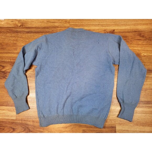 Vtge Spinnaker Pullover Blue V Neck Sweater Read‎ - Picture 6 of 7
